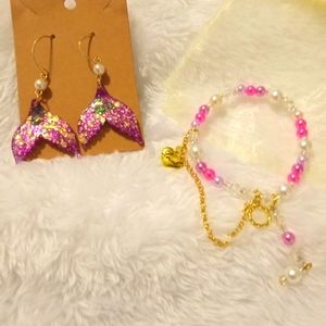 Hand made jewelry set